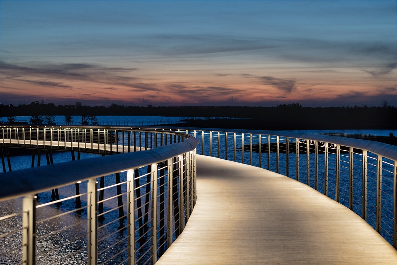 LED Lighting at Josey Lake, Texas