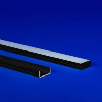 Expansive WIDE LED aluminum extrusion, available in multiple finishes and lens types, designed to house QTL&#39;s broadest LED light engine